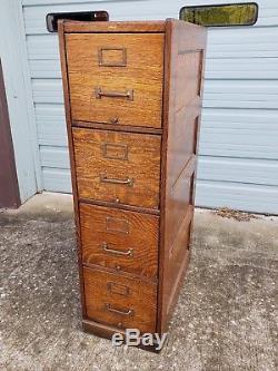 Antique Wooden File Cabinets
