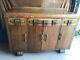 1940's Antique Vintage Tiger Oak Country French Art Deco 53 Buffet / Sideboard