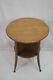 19th Century American Tiger Oak Side Table/sofa Table Antique Solid Wood