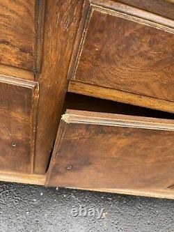 19th century Antique Tiger Oak Victorian Buffet Sideboard Server Cabinet See Pic