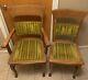 2 Matching Formal Tiger Oak Dining Room Chairs With Claw Feet -captain & Regular