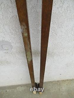 4 Antique Victorian Gothic Tiger Oak Column Architectural Salvage Trim Molding G