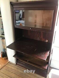 4 Stack Barrister Bookcase 1915s Era top/base and Secretary