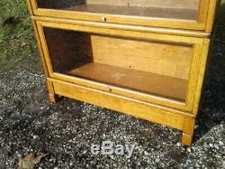 5 Stack Tiger Oak Macey Barrister Bookcase Antique