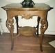 Antique Oak Side/parlor/ Foyer Table Square 28x28, 30 Tall. Stunning