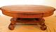 Antique Quarter Sawn American Tiger Oak Coffee Table 44 Lx 28w Excellnt Cndtn