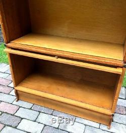 ANTIQUE Quartersawn Tiger Oak Barrister Stacking Sectional Lawyer's BOOKCASE