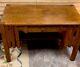 Art & Crafts Mission Style Kneehole Desk Antique Tiger Oak Early 1900's No Chair