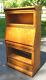 Antique 1895 Quarter-sawn Tiger Golden Oak Stacking Barrister Bookcase Secretary