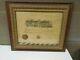 Antique 1908 Common Schools Of Kentucky Diploma In Beautiful Tiger Oak Frame