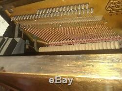 Antique 1918 Cable-Euphona Inner Player Player Piano in Tiger Oak. SEE VIDEO