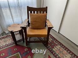 Antique Arts & Crafts Gustav Stickley Rocking Chair Craftsman Furniture