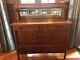 Antique Arts And Crafts Mission Style Tiger Oak Sideboard/buffet