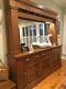 Antique Back Bar Quarter Sawn Tiger Oak Early 1900s Great Condition