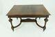 Antique French Tiger Oak Dining Table, Writing Table Desk, France 1900, 1591