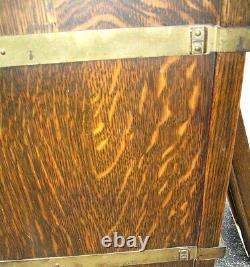 Antique GLOBE WERNICKE Quartersawn Tiger Oak Stacking BARRISTER Bookcase