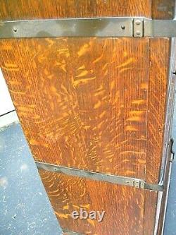 Antique Globe Wernicke Quartersawn Tiger Oak 299 Barrister Stacking Bookcase