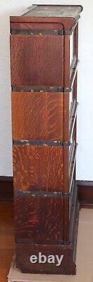 Antique Globe Wernicke Tiger Oak D 299 barrister bookcase 4x 8.5 sections