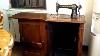 Antique Minnesota Model A Treadle Sewing Machine Ornate Tiger Oak Parlor Cabinet C18858
