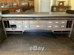 Antique Mission Tiger Oak Roll Top Desk, Stickley, Arts & Crafts Extremely Rare