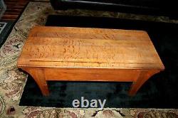 Antique Original Limbert Coffee Table Side Quartersawn Oak Tiger Arts & Crafts