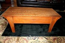 Antique Original Limbert Coffee Table Side Quartersawn Oak Tiger Arts & Crafts