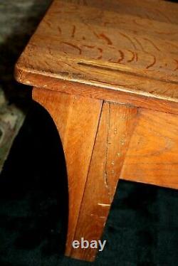 Antique Original Limbert Coffee Table Side Quartersawn Oak Tiger Arts & Crafts