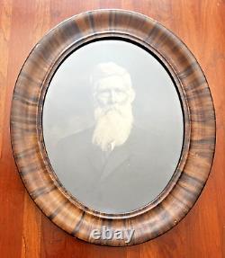 Antique Photo and Tiger Oak Style Frame Old Man Beard 14 X 17 $400 on Back