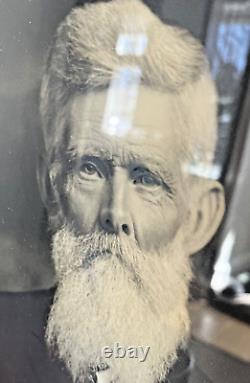 Antique Photo and Tiger Oak Style Frame Old Man Beard 14 X 17 $400 on Back