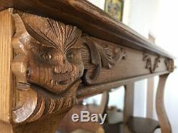 Antique Quarter Sawn Tiger Oak Sideboard Buffet EXCELLENT CONDITION