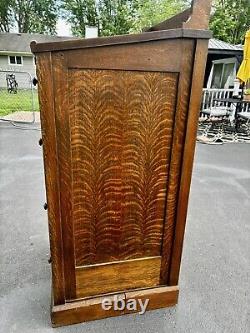 Antique Schoolmasters Desk Lectern Solid Quarter-Sawn Tiger Oak c. 1900