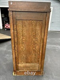 Antique Schoolmasters Desk Lectern Solid Quarter-Sawn Tiger Oak c. 1900