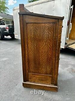 Antique Schoolmasters Desk Lectern Solid Quarter-Sawn Tiger Oak c. 1900