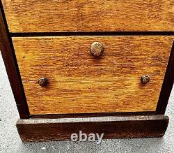 Antique Schoolmasters Desk Lectern Solid Quarter-Sawn Tiger Oak c. 1900