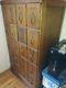 Antique Solid Tiger Oak Apothecary Cabinet File Cabinet Brass Hardware