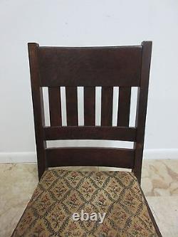 Antique Tiger Mission Oak petite Childs Rocker Rocking Chair Carpet Cutter