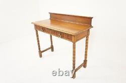 Antique Tiger Oak Hall Table, Server, Sofa Table, Scotland 1910, H803