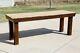 Antique Tiger Oak Harvest Farmhouse Country Ranch Dining Table Kitchen Island