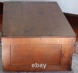 Antique Tiger Oak Map Cabinet Section 39.6 x 26.5 x 15.1 / Blueprint cabinet