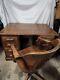 Antique Tiger Oak Partners Desk Small (local Pick Up Or You Ship)