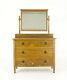 Antique Vanity, Tiger Oak, Mirrored, Scotland 1930, Antique Furniture, B847 Reduced