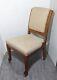 Antique Victorian Mission Tiger Oak Wood Dining Parlor Vanity Ladies Chair