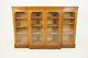 Antique Victorian Tiger Oak Breakfront Display Cabinet, Scotland 1880, B2551