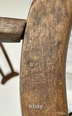 Antique Victorian Tiger Stripe Oak Childs Medical Crutches 31 VERY RARE! 2673