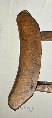 Antique Victorian Tiger Stripe Oak Childs Medical Crutches 31 VERY RARE! 2673