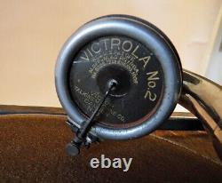 Antique Vintage Tiger Oak Victor Talking Machine VV-50 Wind-Up Phonograph