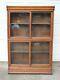 Antique Barrister Stacking Tiger Oak 4 Section Bookcase By Danner
