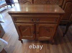 Antique night stand cabinet quarter sawn oak tiger sofa table