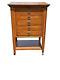 Antique Tiger Oak 5 Drawer Music Collectors Jewelry Cabinet Quartersawn Table