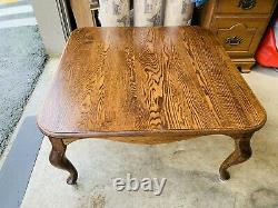 Beautiful Antique Arts & Crafts Mission Style Tiger Oak Coffee Table L@@K